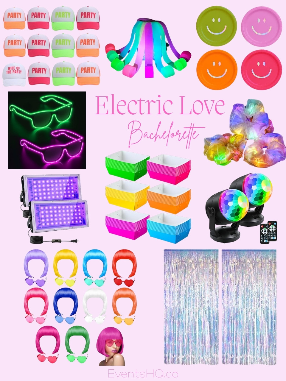 Electric Love bachelorette theme