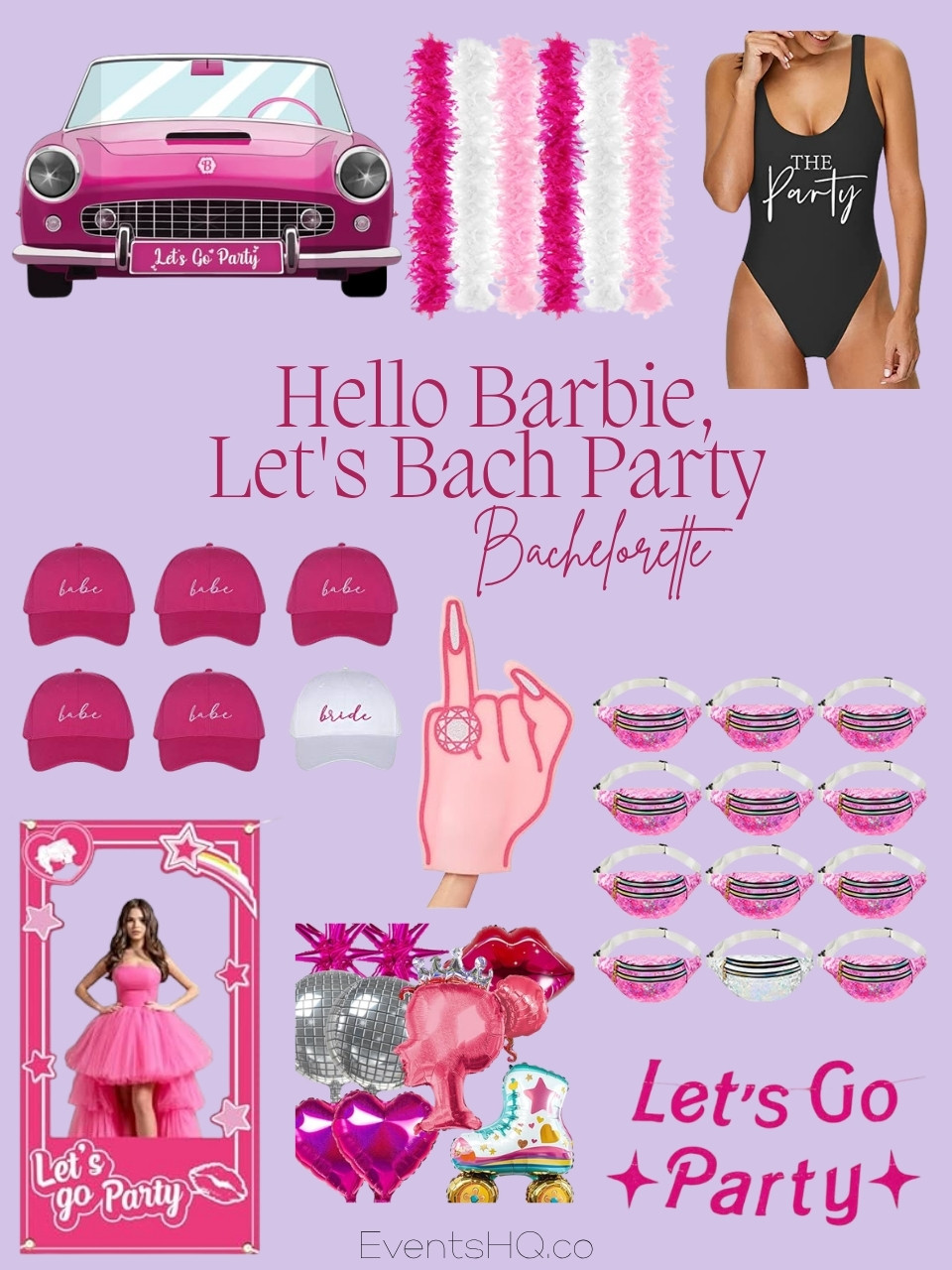 Hello Barbie, Let's Bach Party bachelorette theme