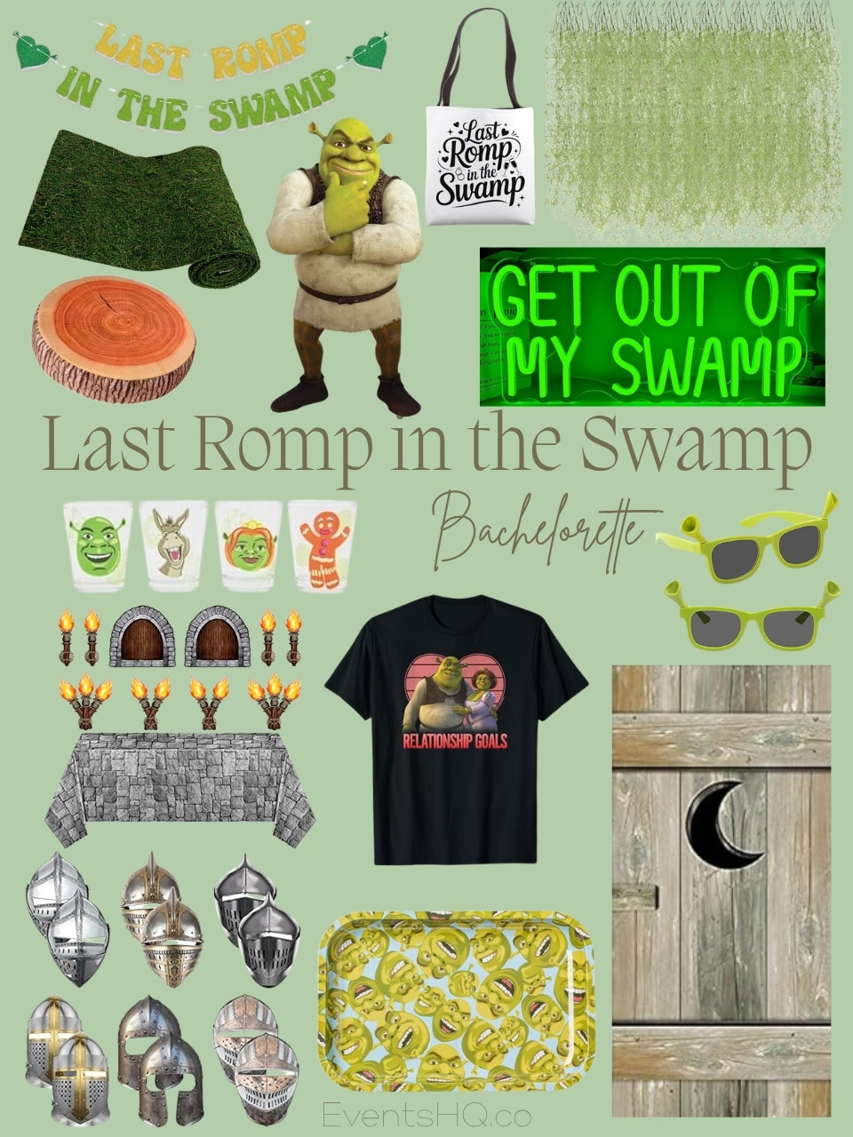 Last Romp In The Swamp bachelorette theme