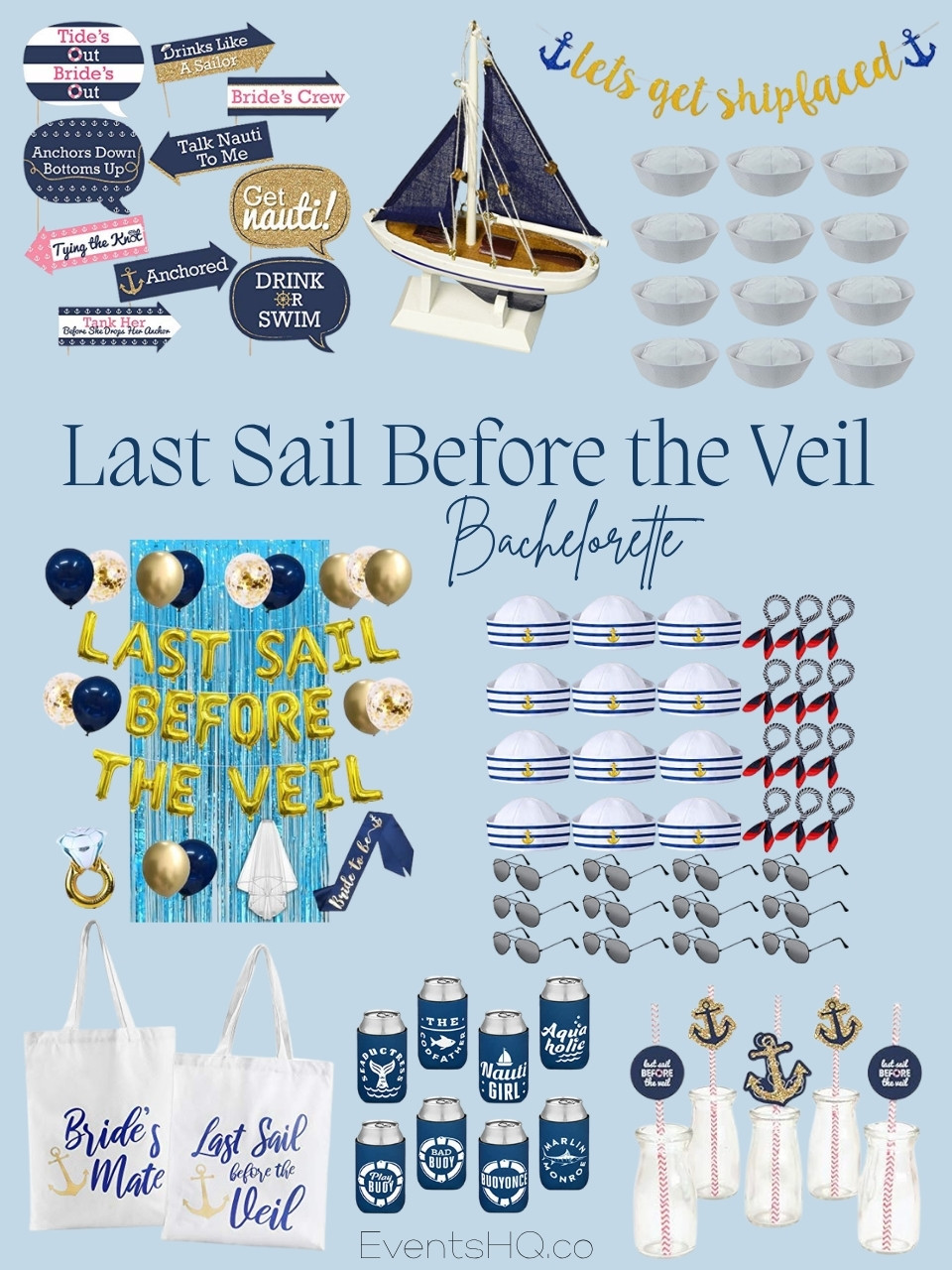 Last Sail Before The Veil bachelorette theme