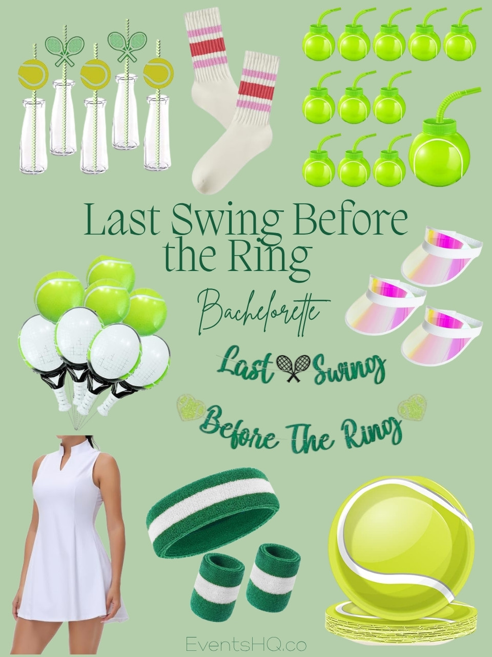 Last Swing Before The Ring (Tennis) bachelorette theme