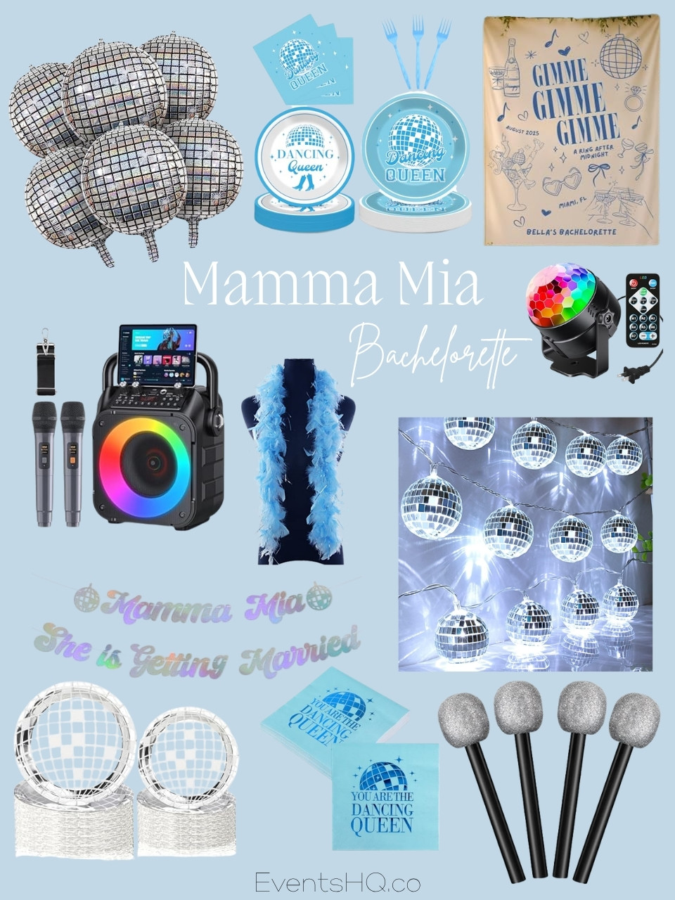Mamma Mia bachelorette theme