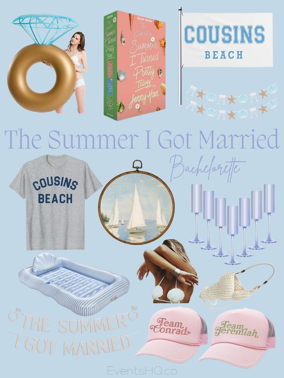 The Summer I Turned Married bachelorette theme