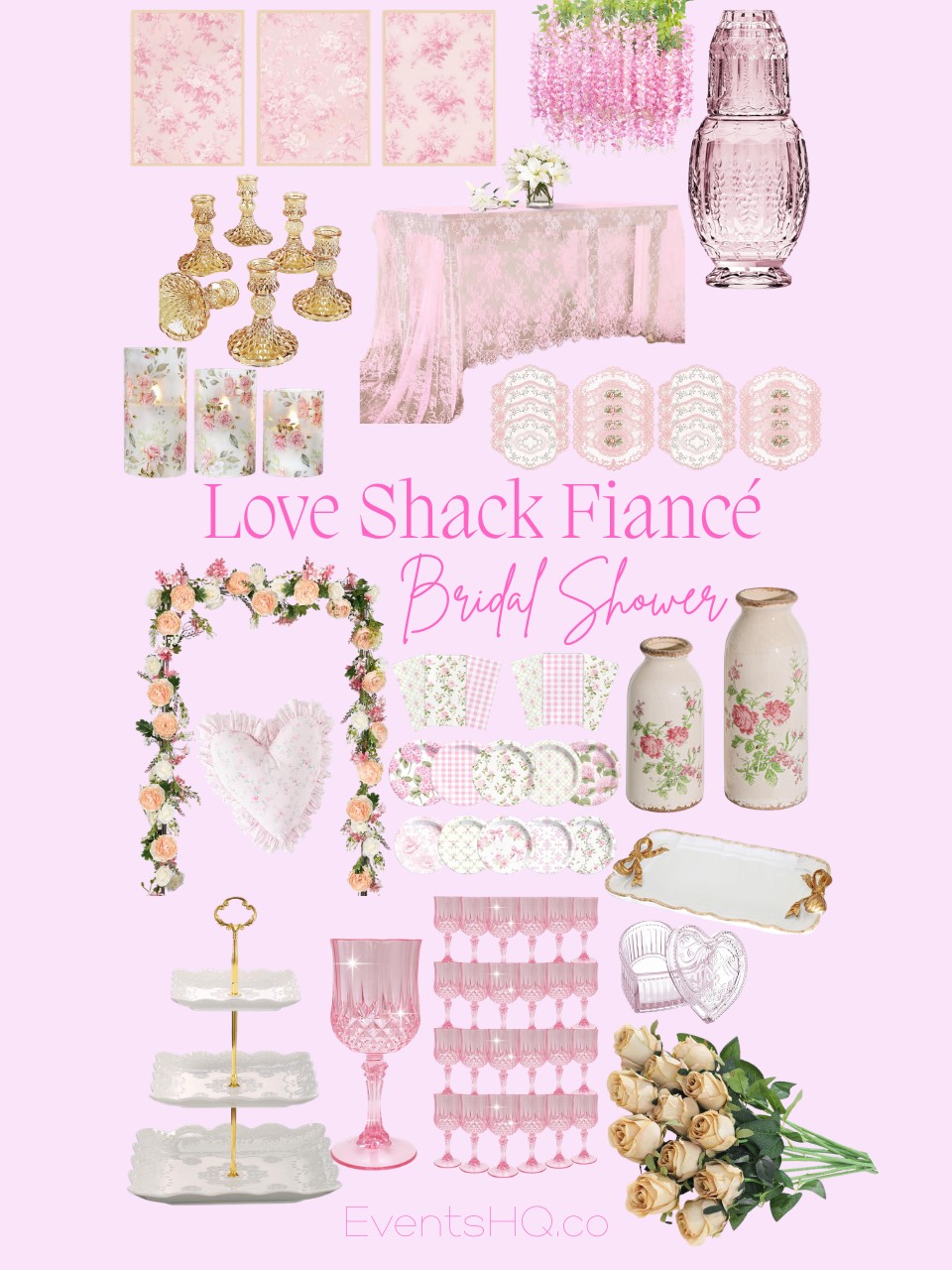 Love Shack Fiancé bridal shower theme