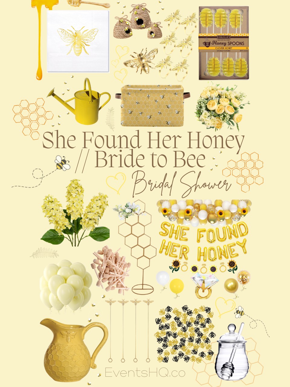 She Found Her Honey bridal shower theme