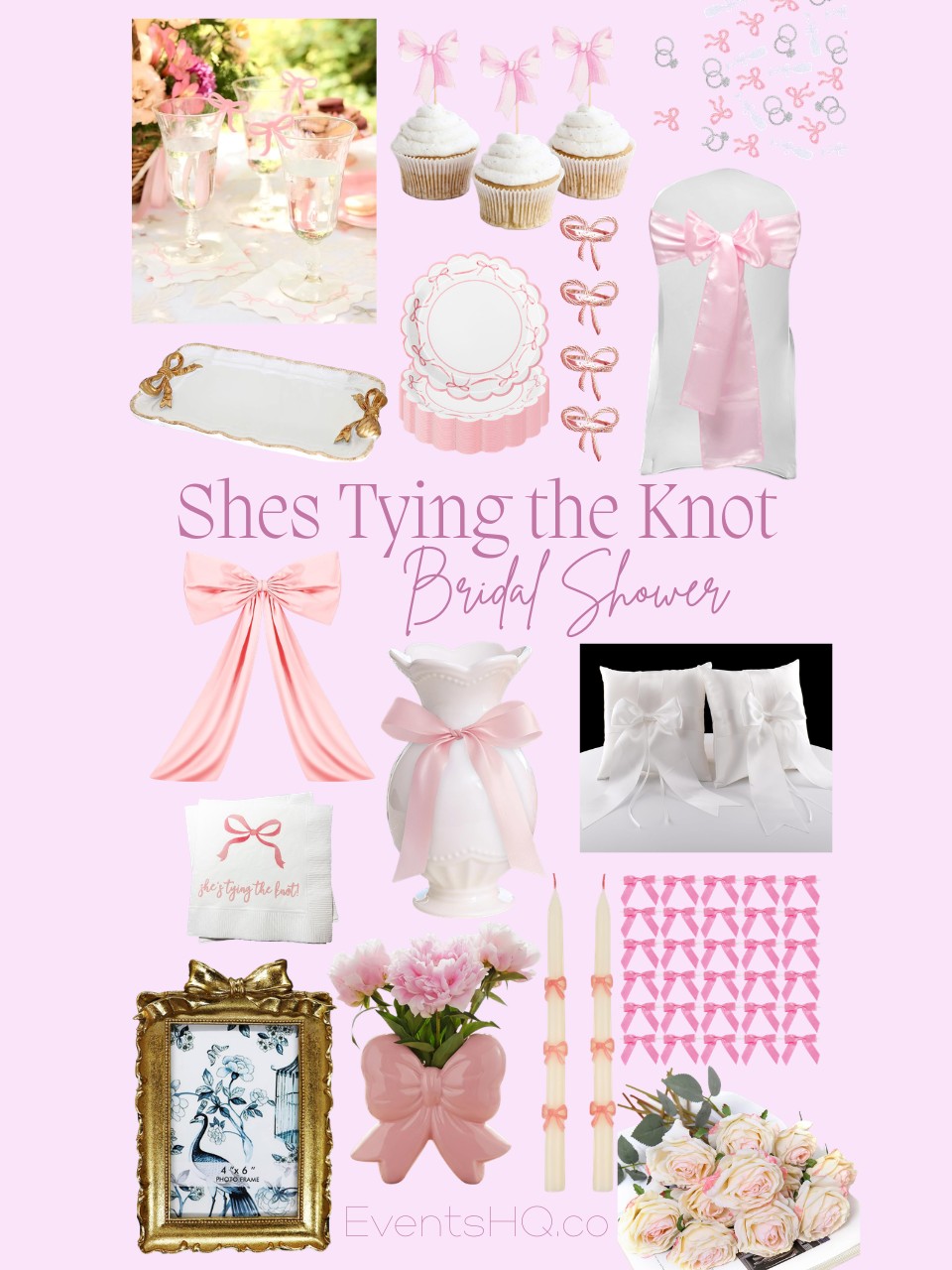 She's Tying The Knot bridal shower theme