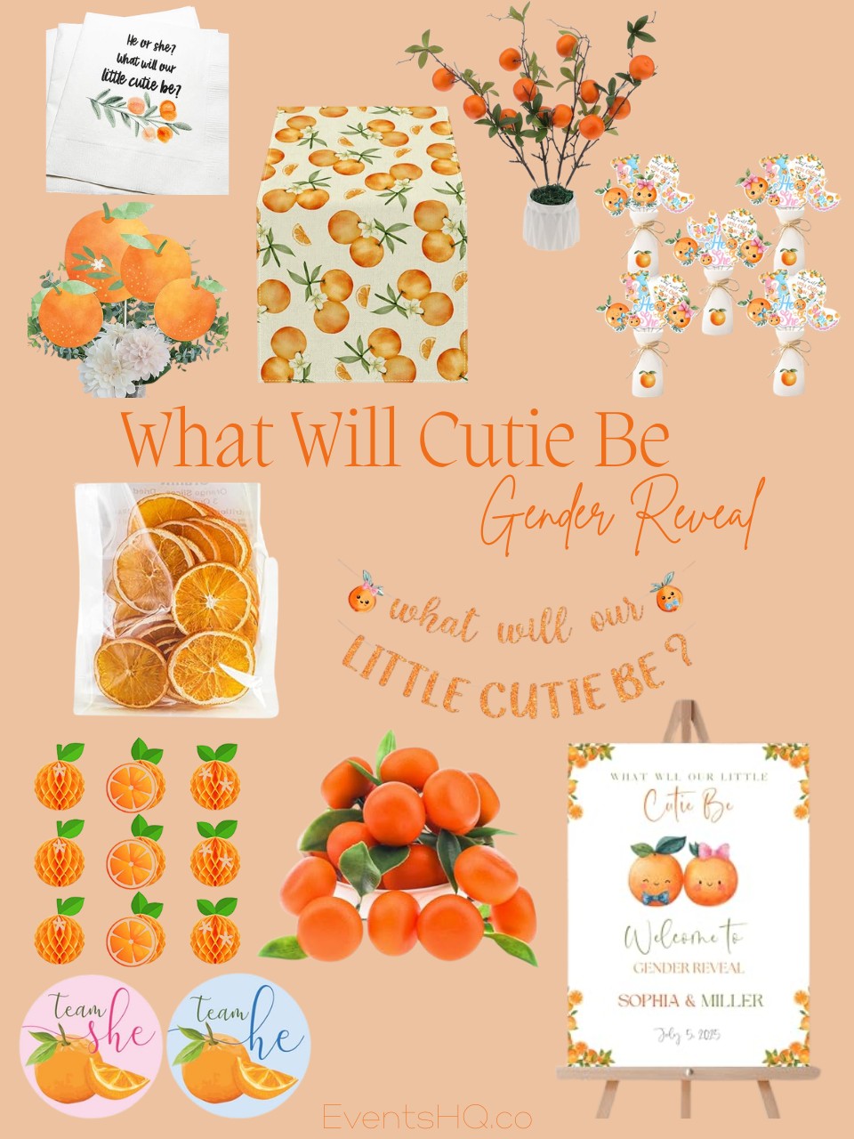 What Will Cutie Be gender reveal theme