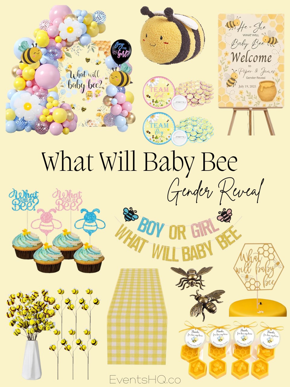 What will it Bee gender reveal theme