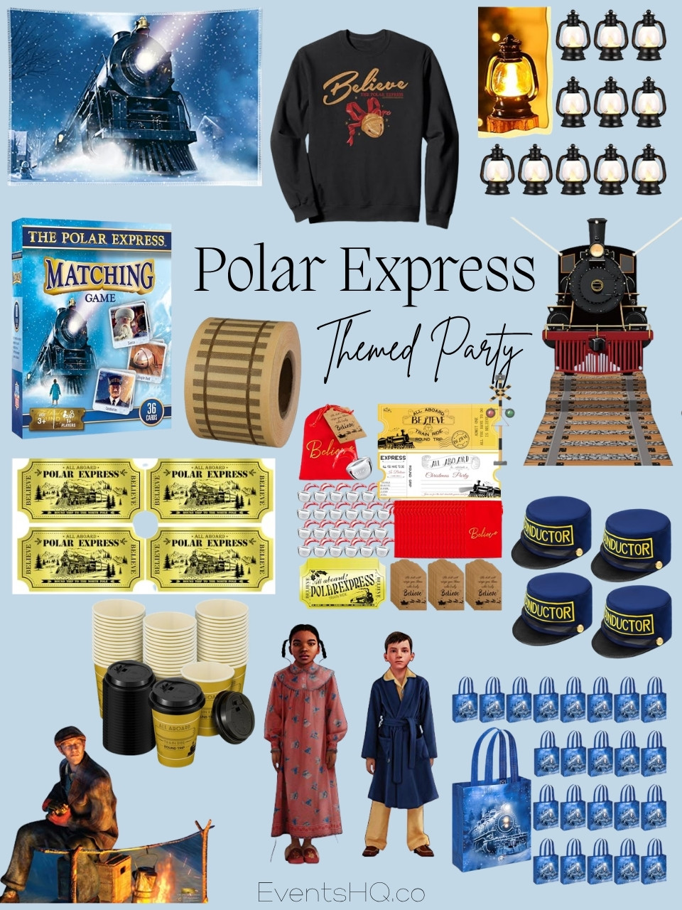 Polar Express holiday theme