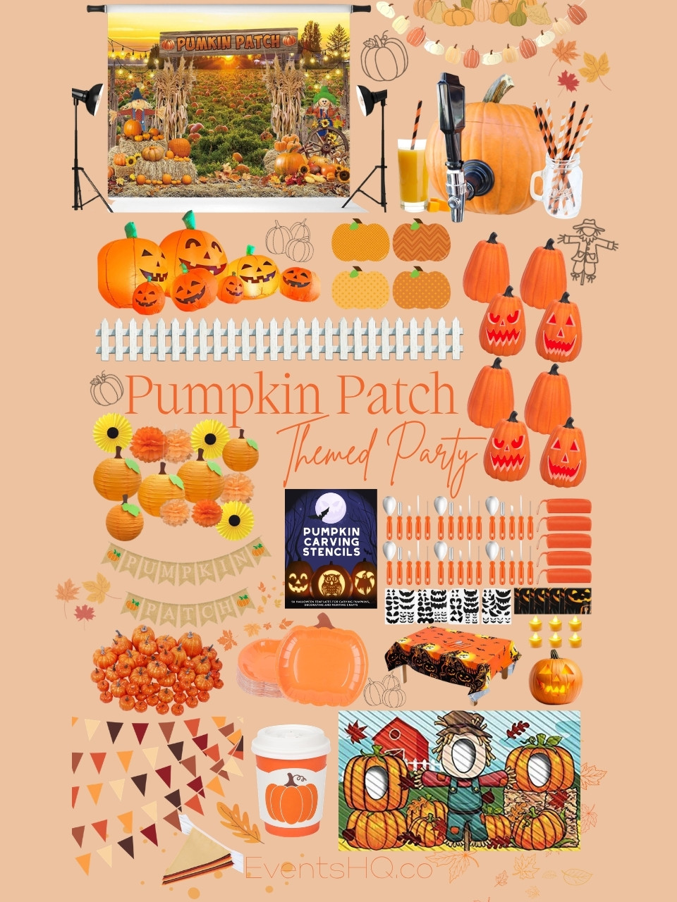 Pumpkin Patch Party holiday theme