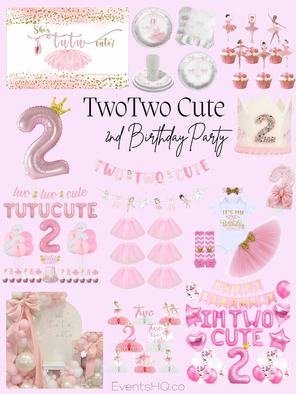 TwoTwo Cute kids birthday theme