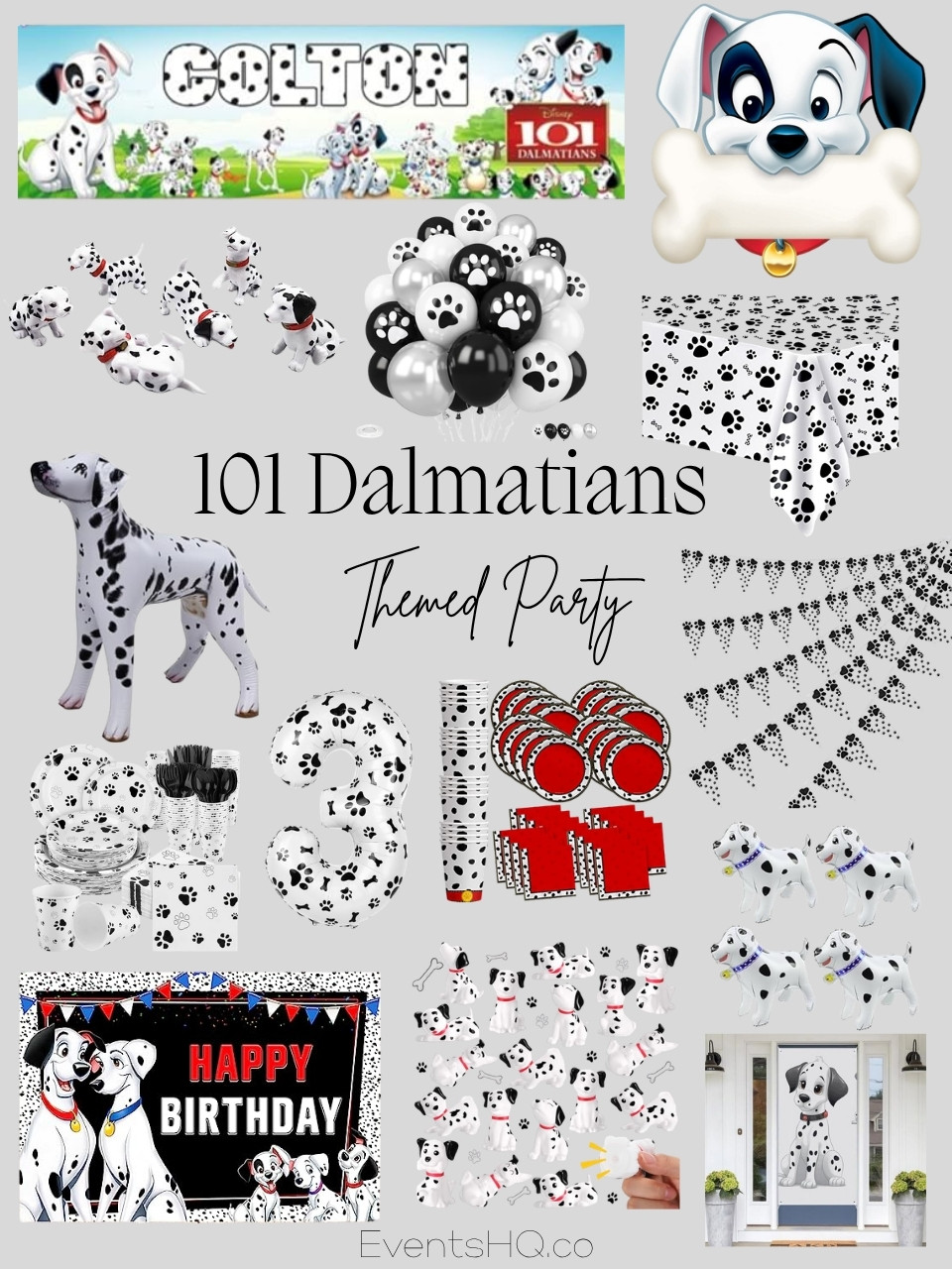 101 Dalmatians themed party theme