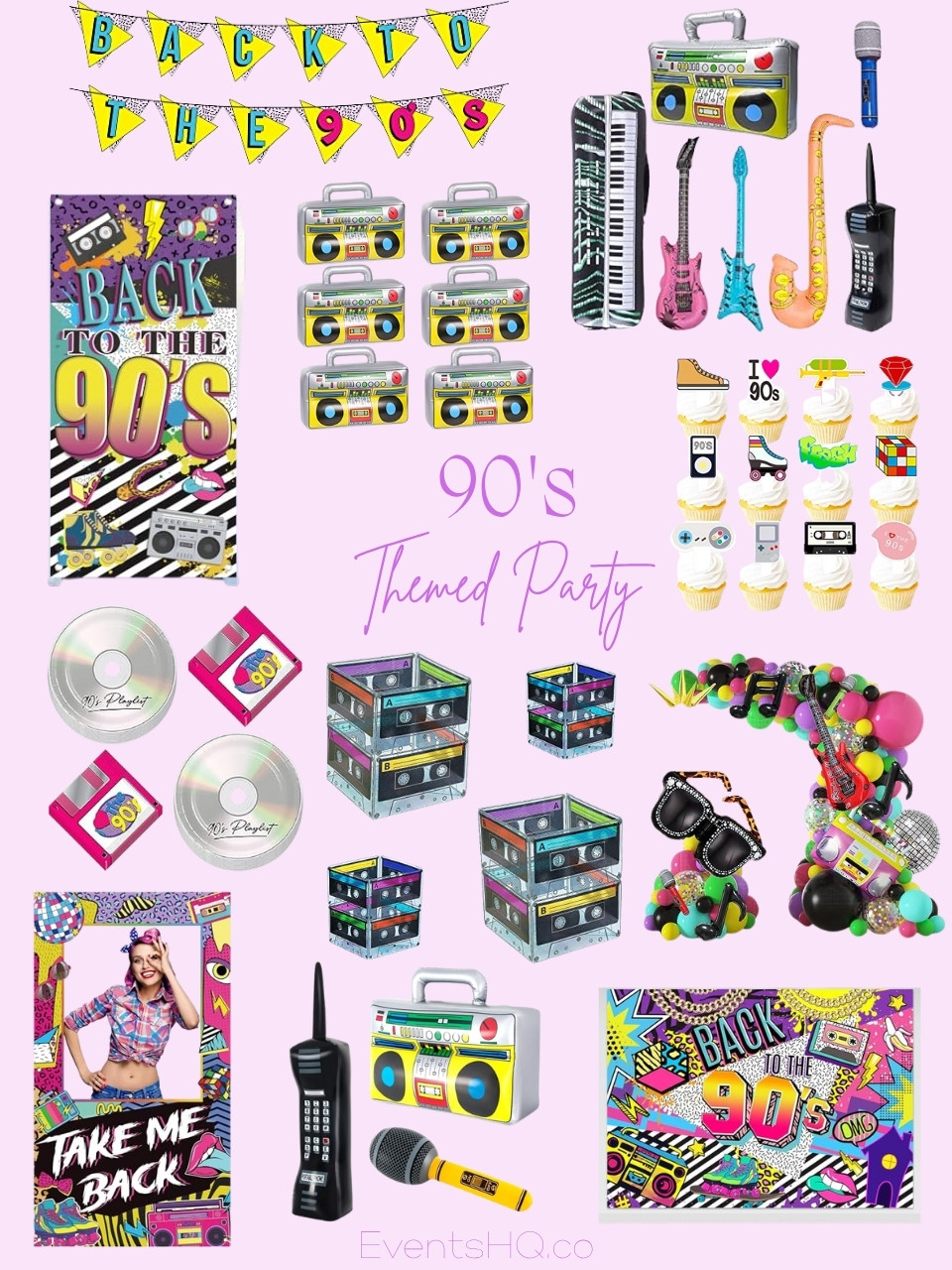 90's themed party theme