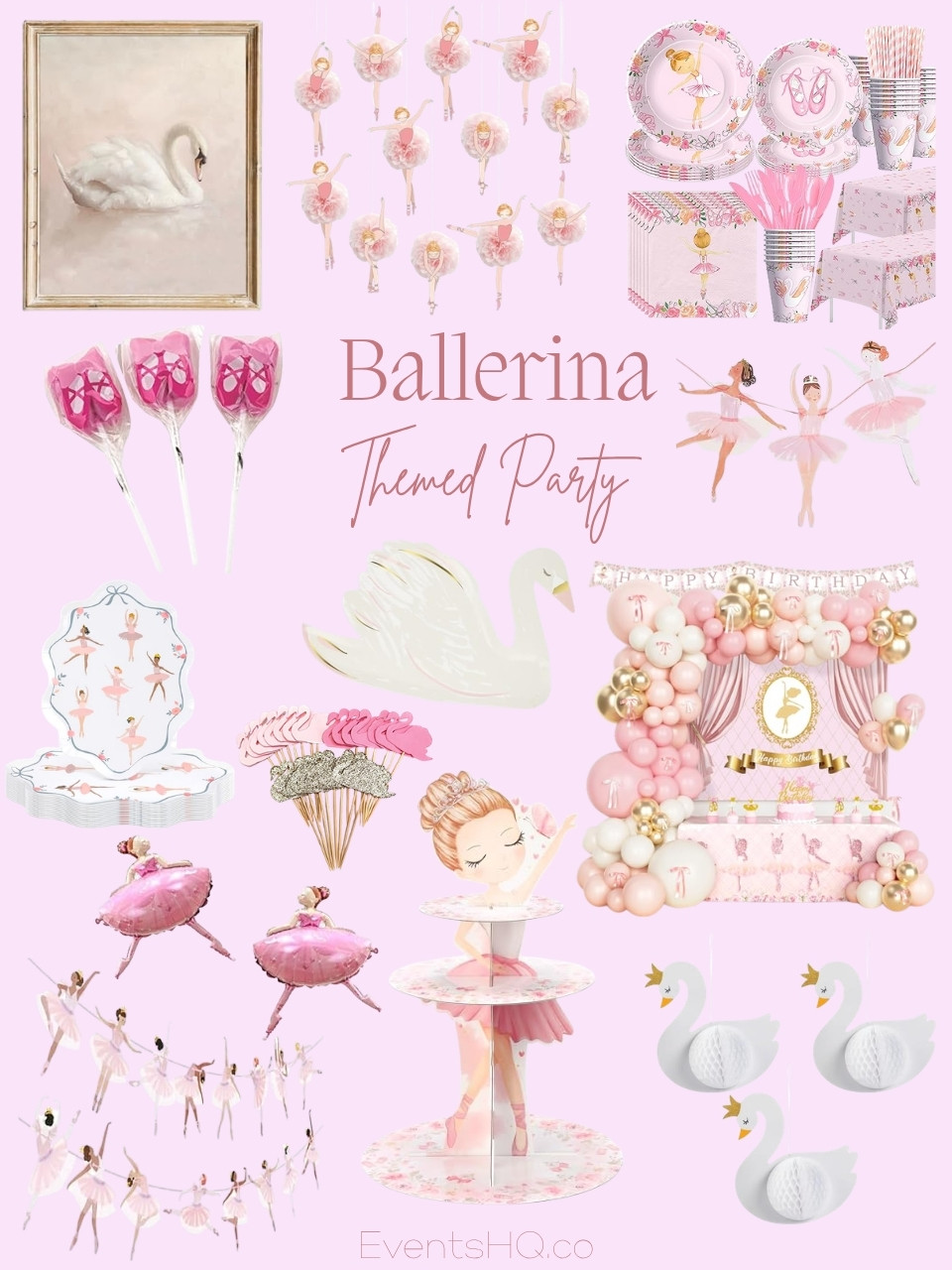 Ballerina themed party theme