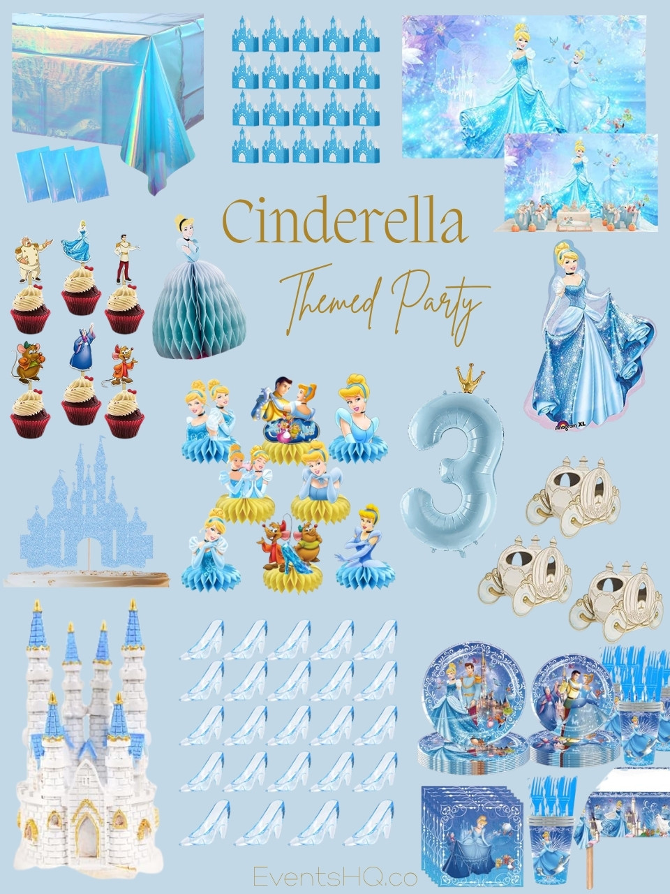 Cinderella themed party theme