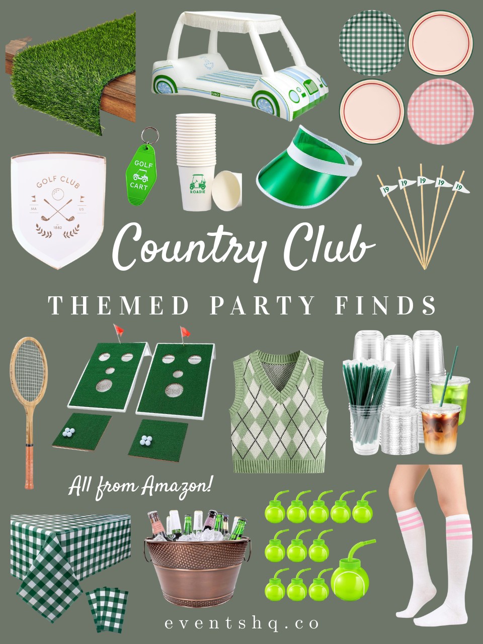 Country Club Themed Party