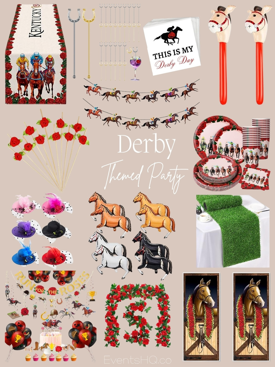 Derby themed party theme