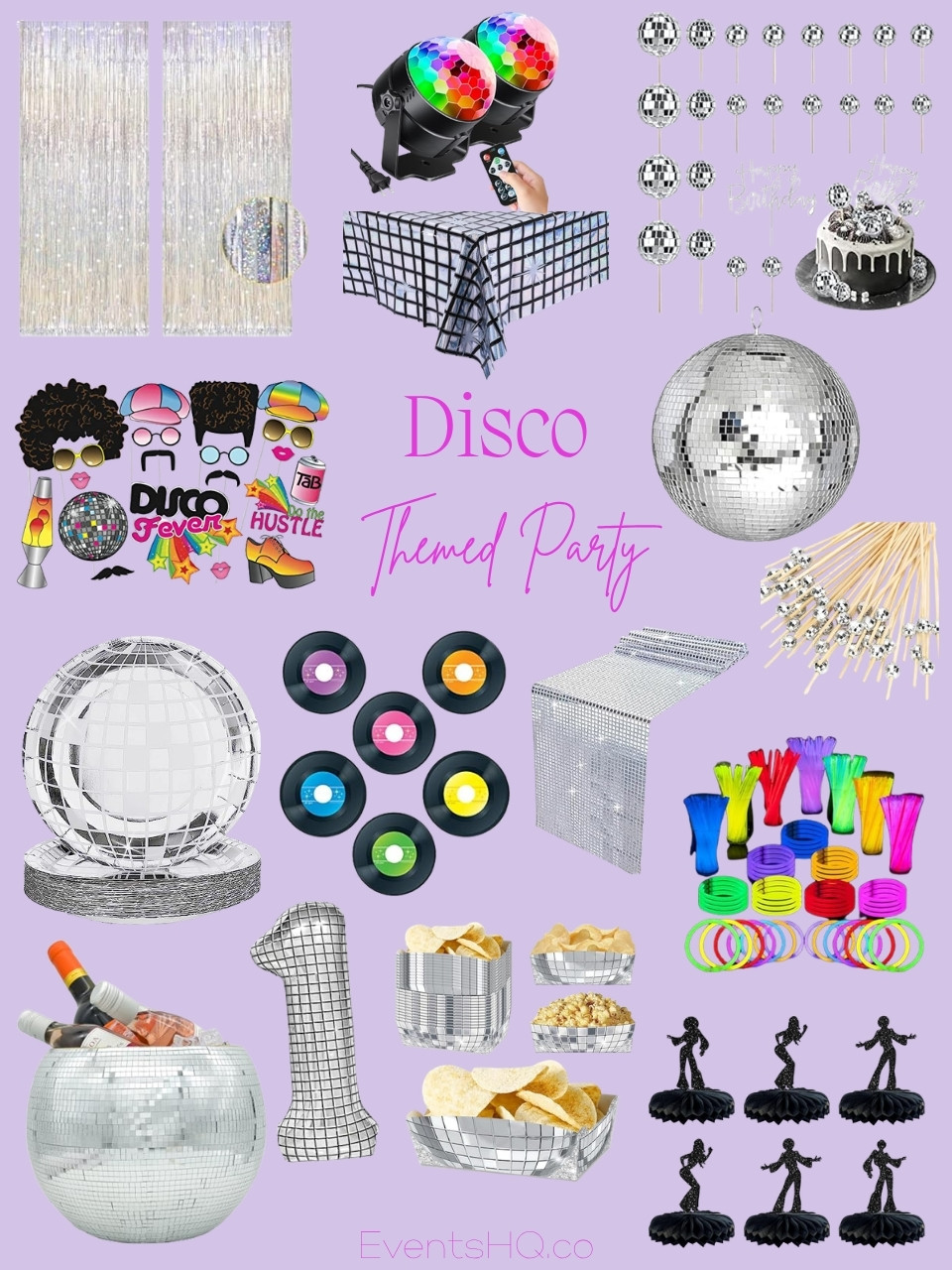 Disco themed party theme