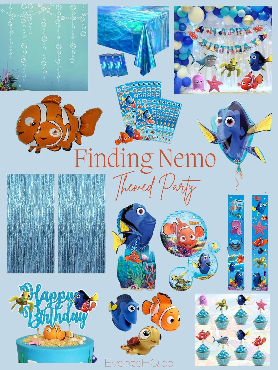 Finding Nemo themed party theme
