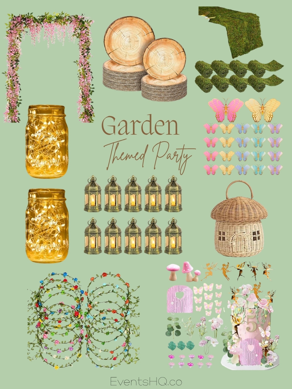 Garden themed party theme
