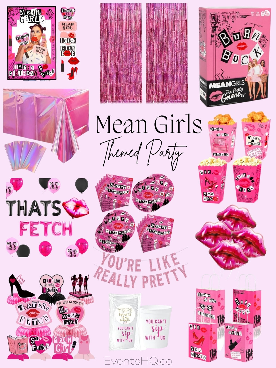 Mean Girls themed party theme
