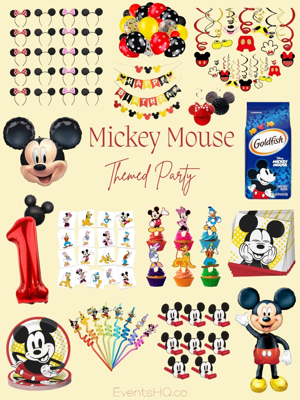 Mickey Mouse themed party theme