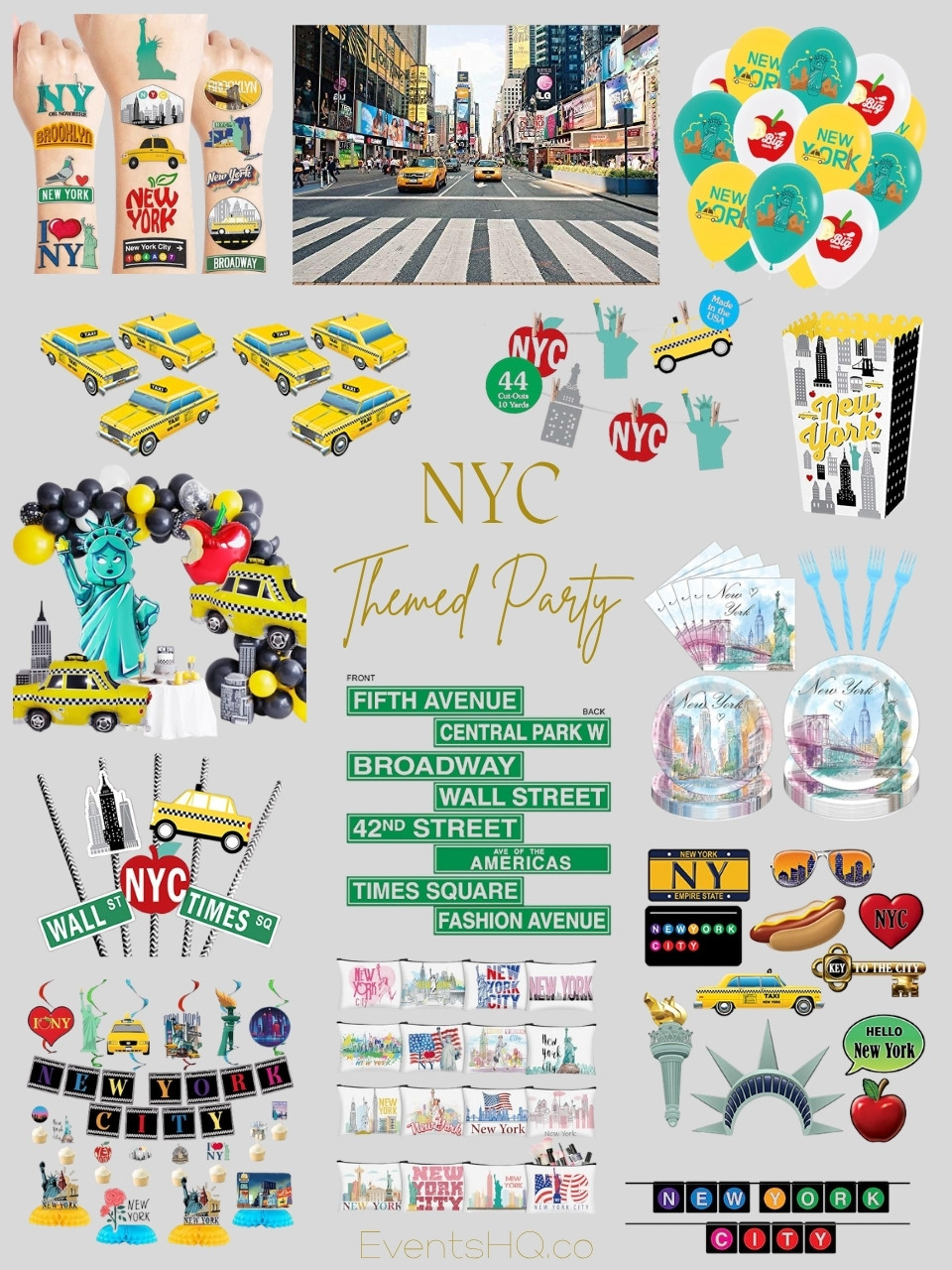 NYC themed party theme