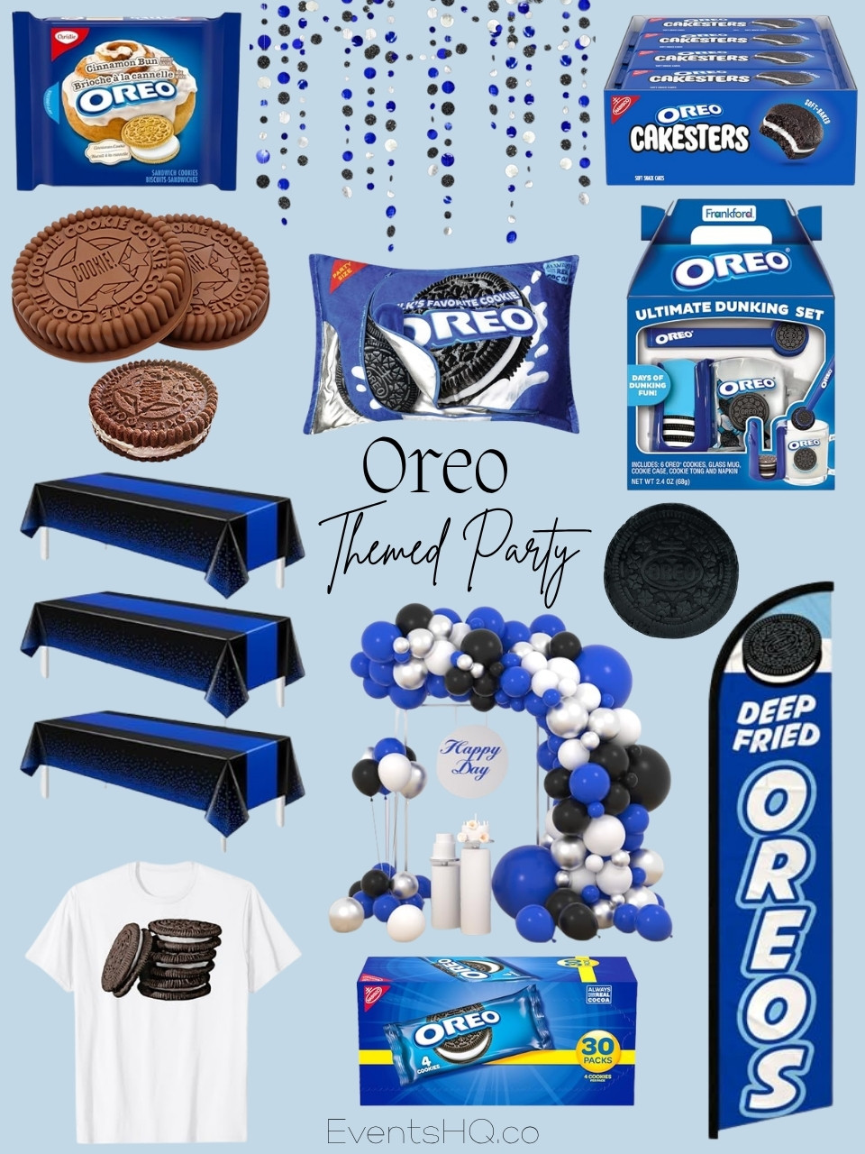 Oreo themed party theme