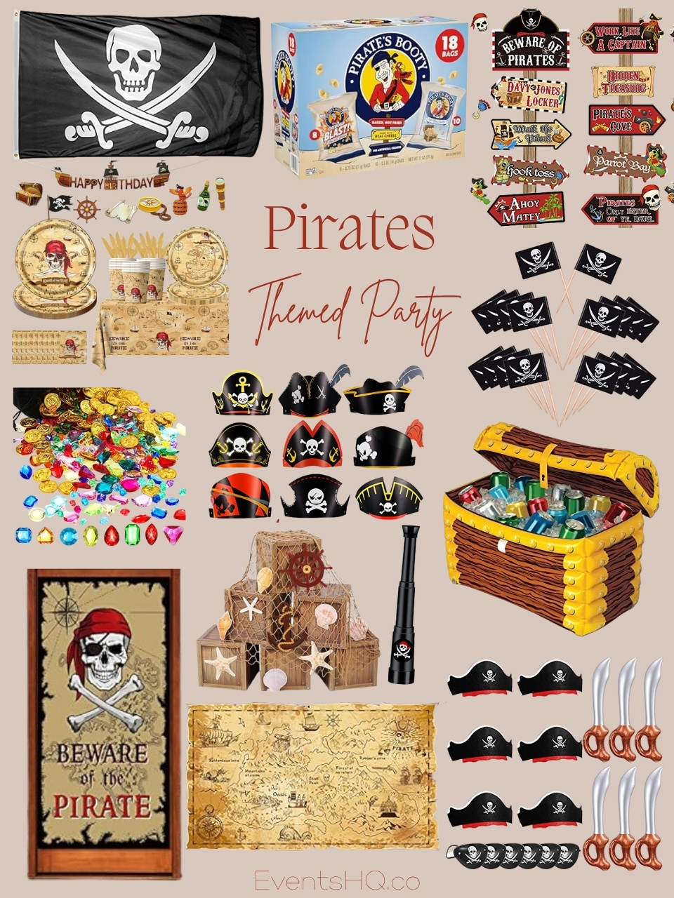Pirates themed party theme