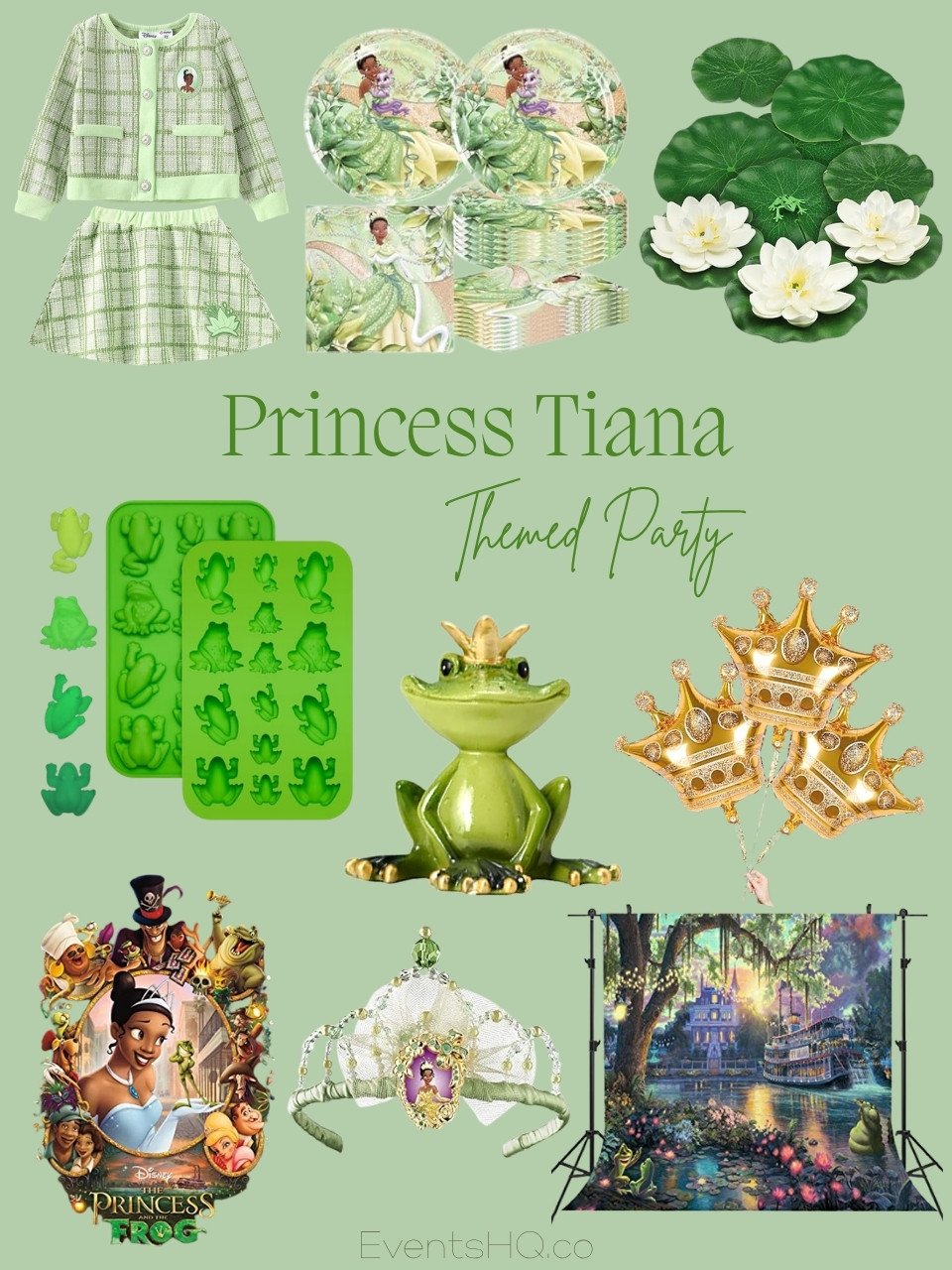 Princess Tiana themed party theme
