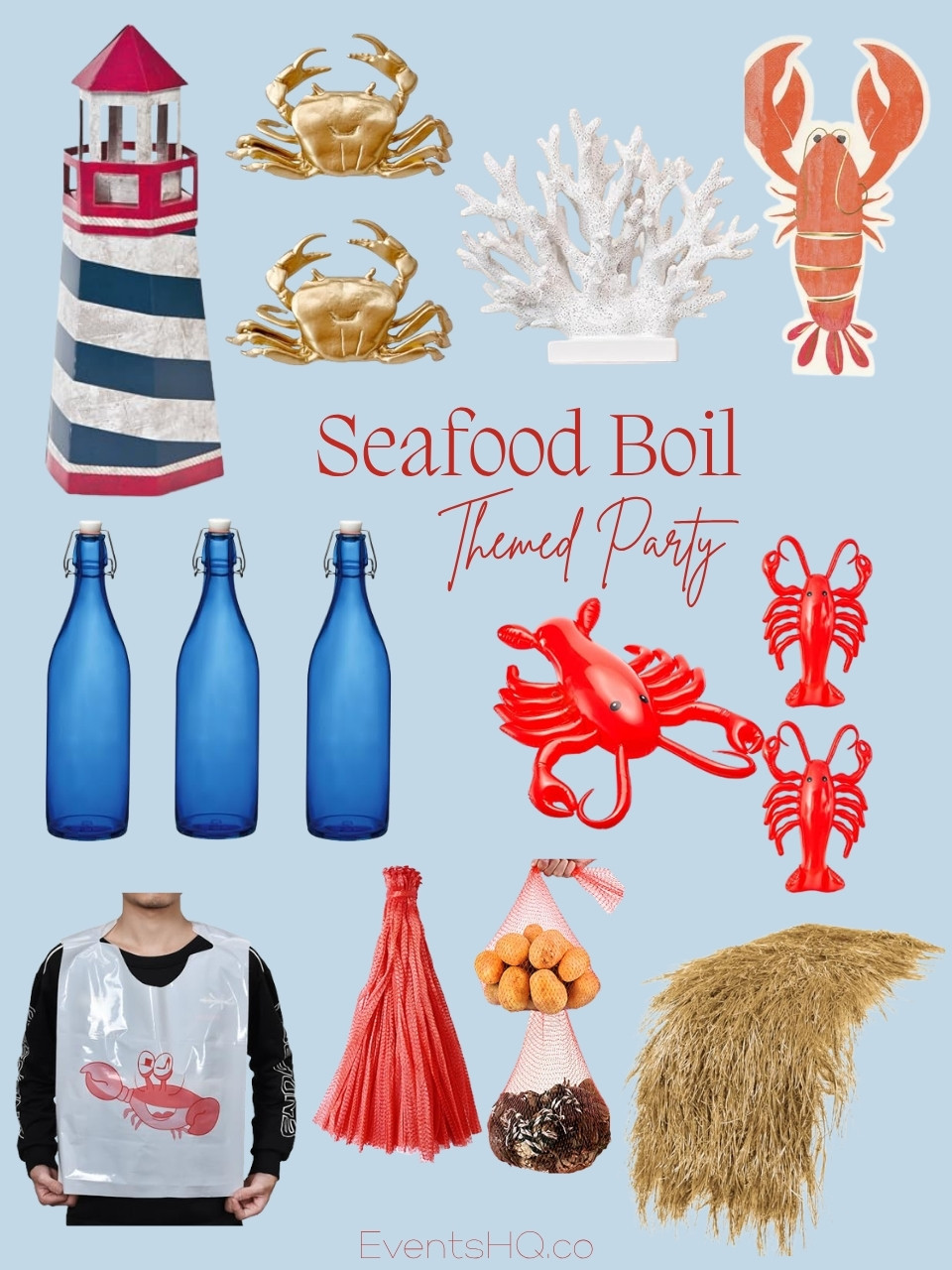 Seafood Boil themed party theme