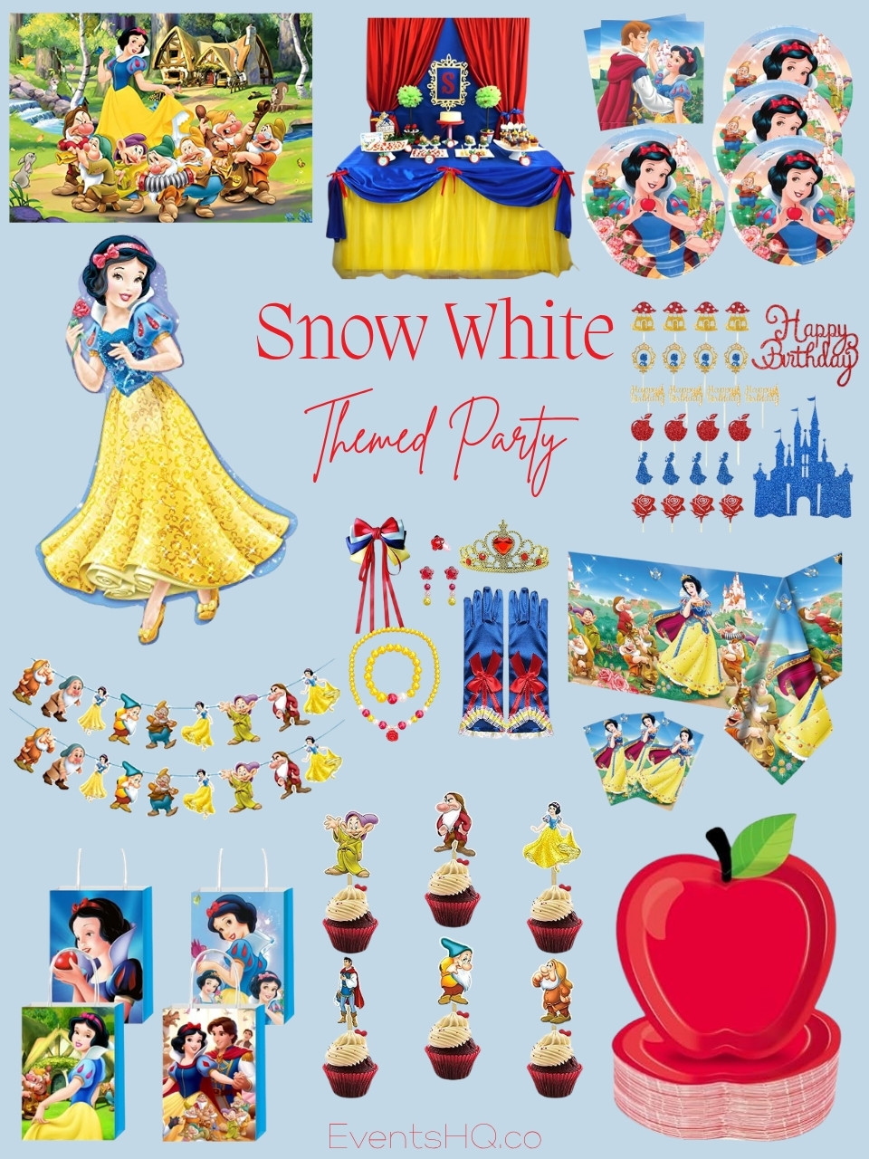 Snow White themed party theme