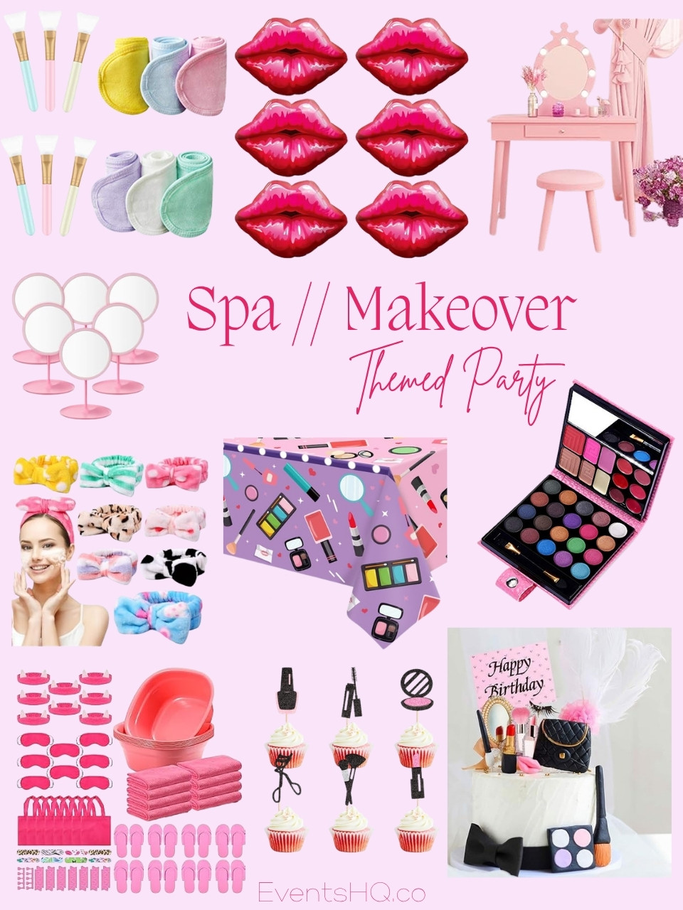 Spa themed party theme