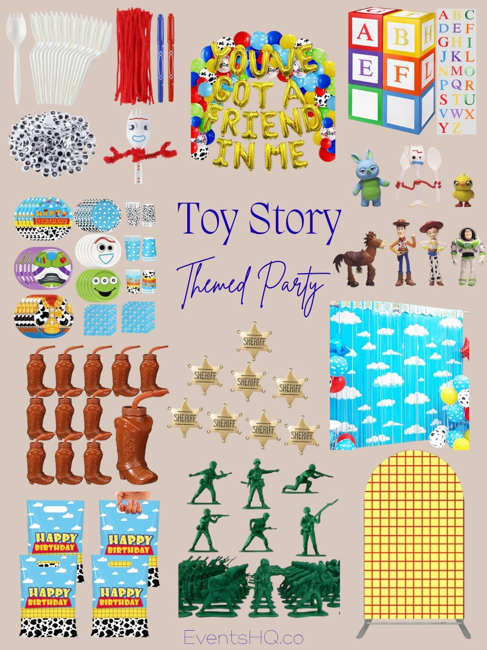 Toy Story themed party theme