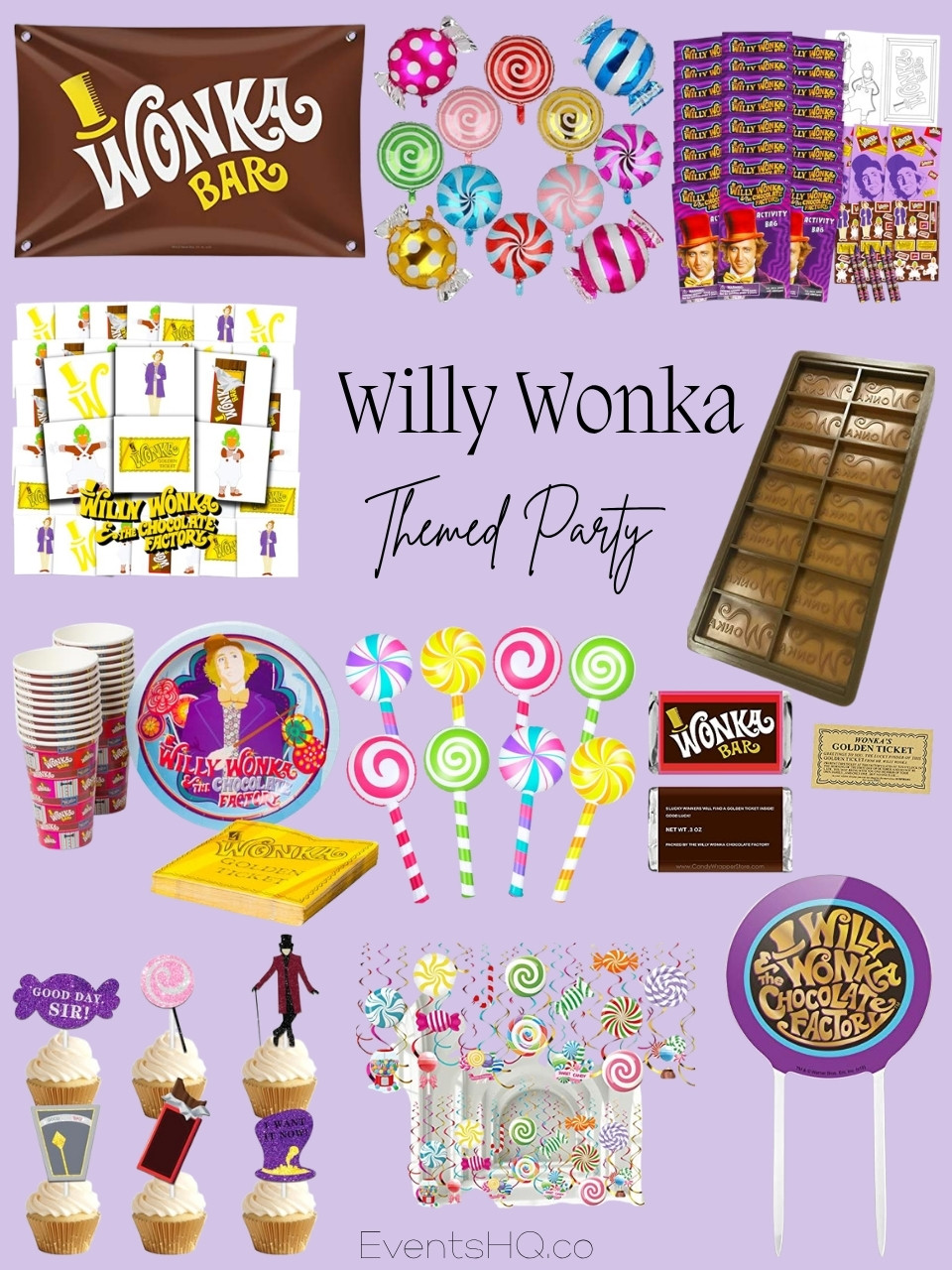 Willy Wonka themed party theme