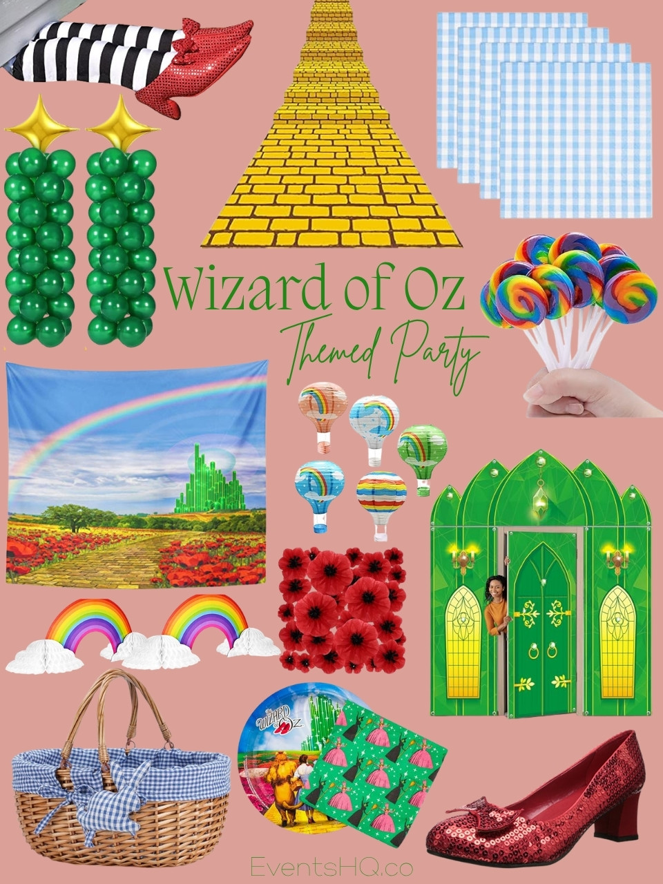 Wizard Of Oz themed party theme