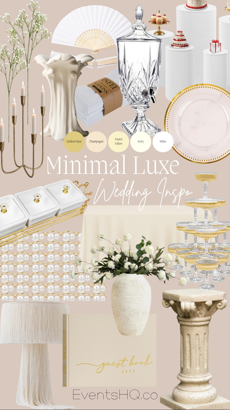 Minimal Luxe wedding theme