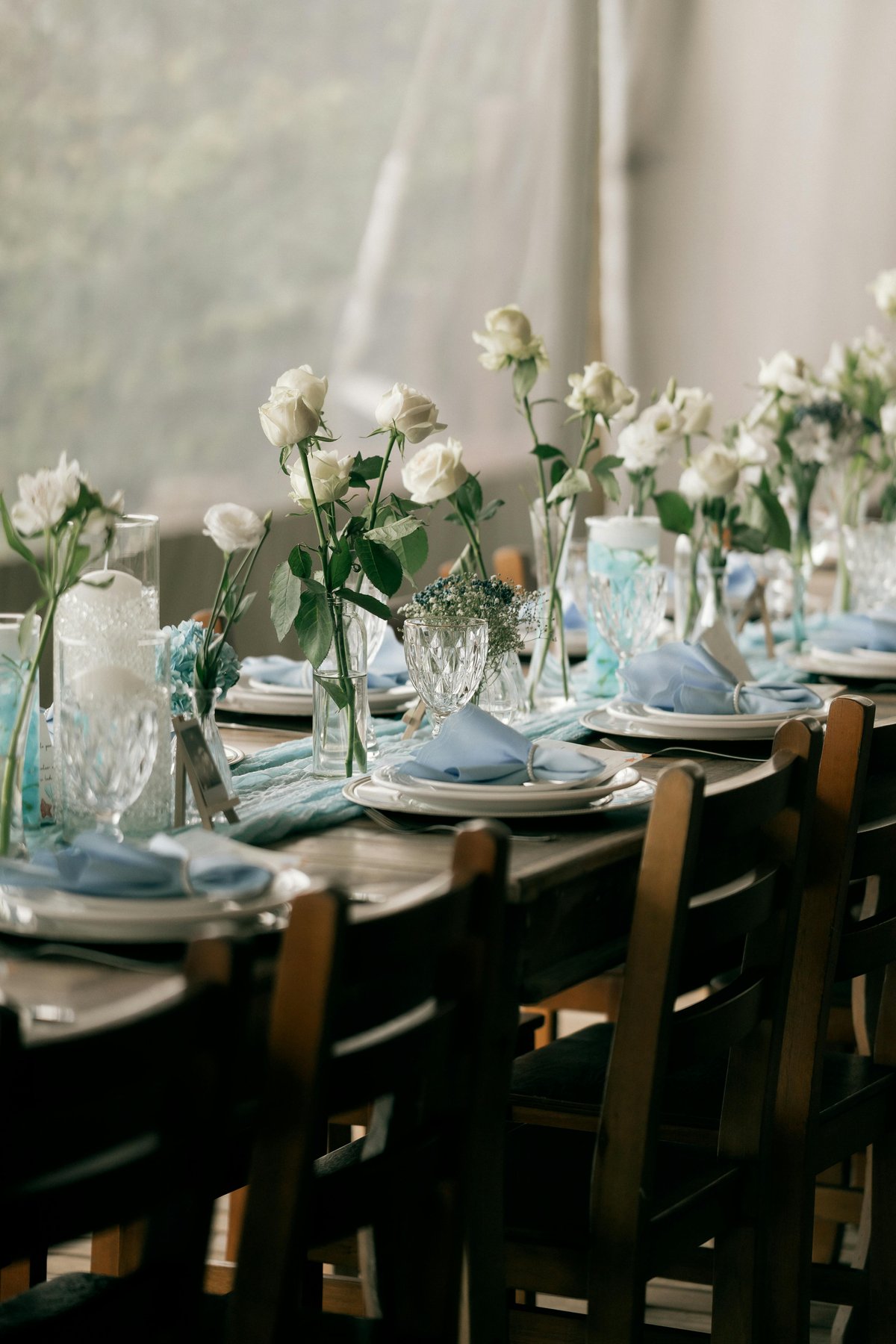 A styled table, ready before guests arrive