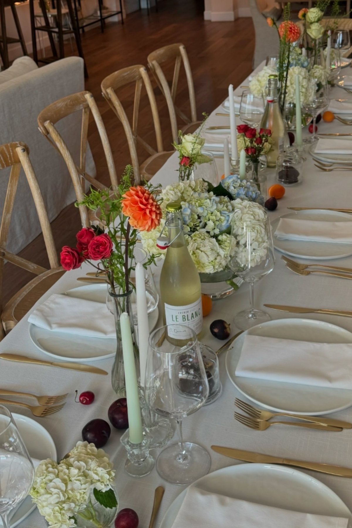 A beautiful outdoor backyard party