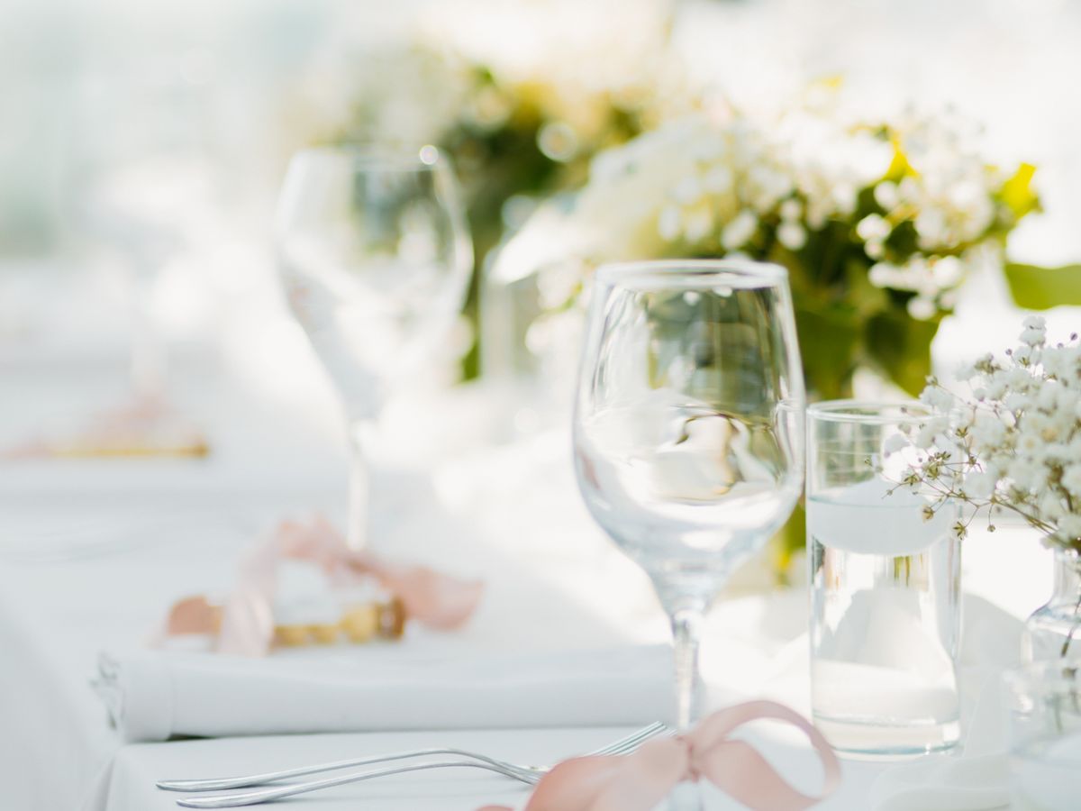 Floral and greenery engagement tablescape