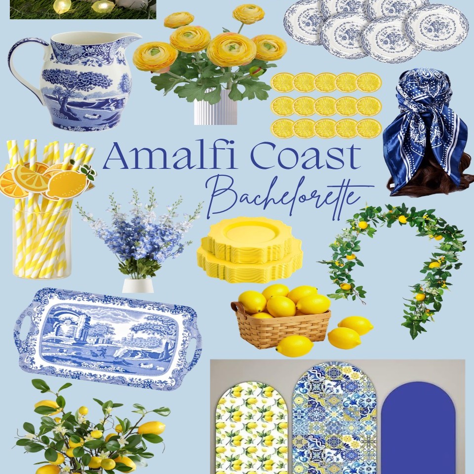 Amalfi Coast bachelorette theme