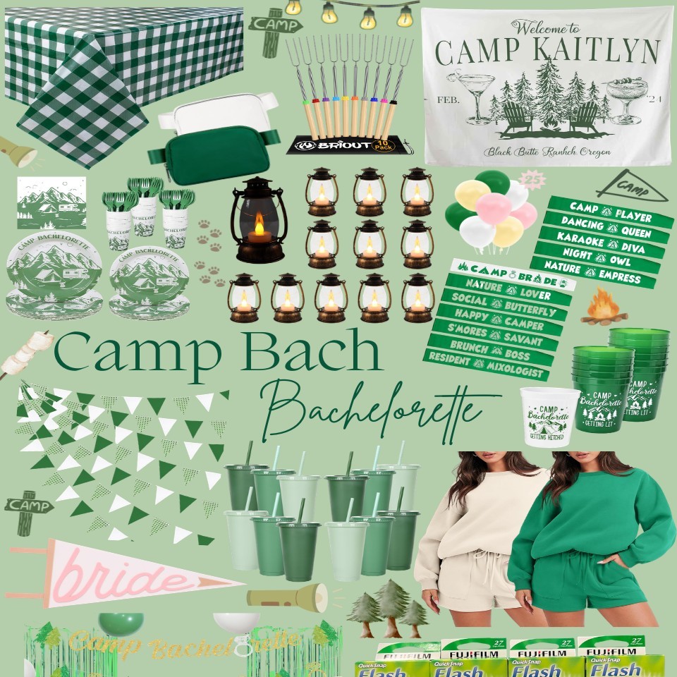 Camp Bach bachelorette theme
