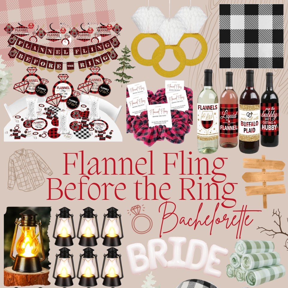 Flannel Fling B4 The Ring bachelorette theme