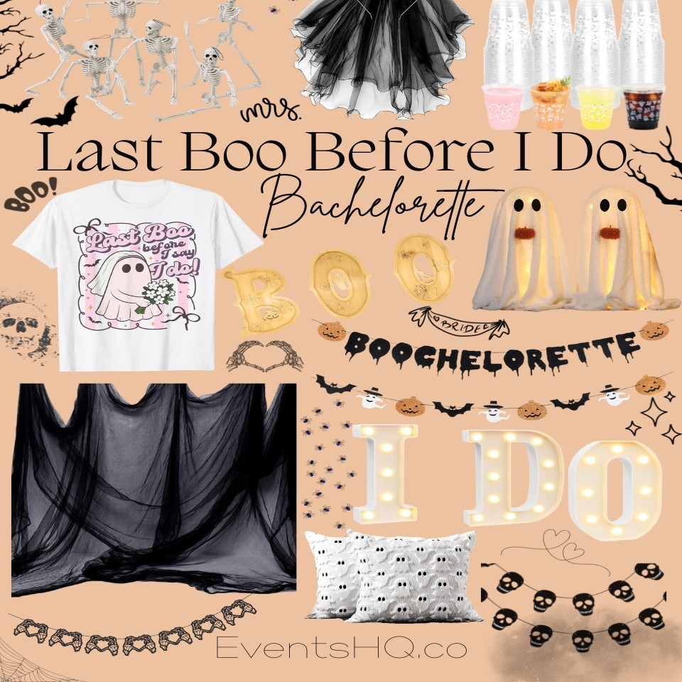 Last Boo Before I Do bachelorette theme