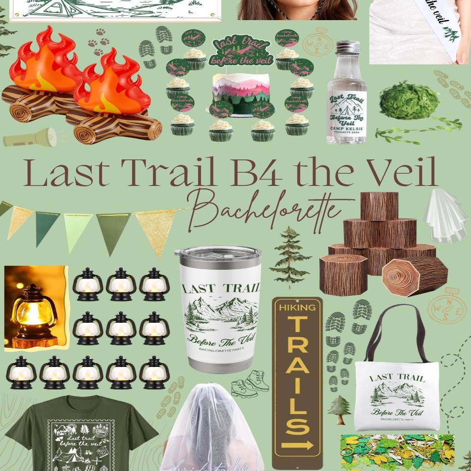 Last Trail Before The Veil bachelorette theme