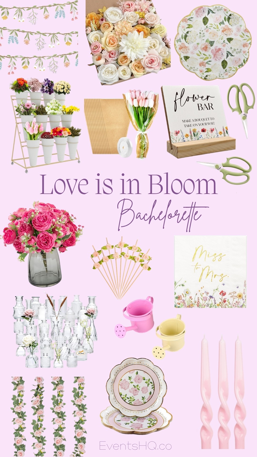 Love Is in Bloom bachelorette theme