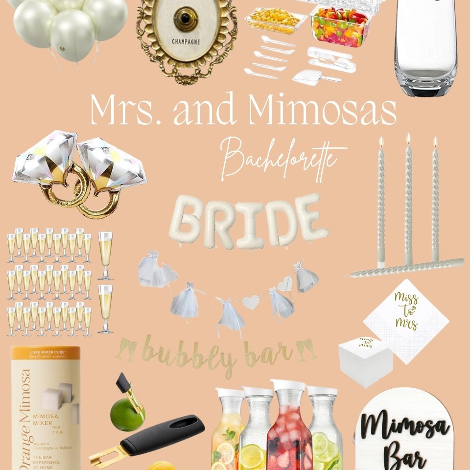 Mrs. And Mimosas bachelorette theme