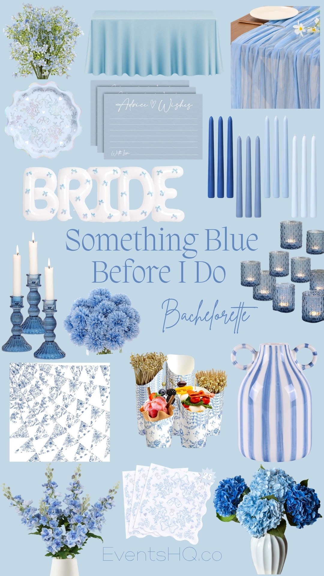 Something Blue Before I Do bachelorette theme