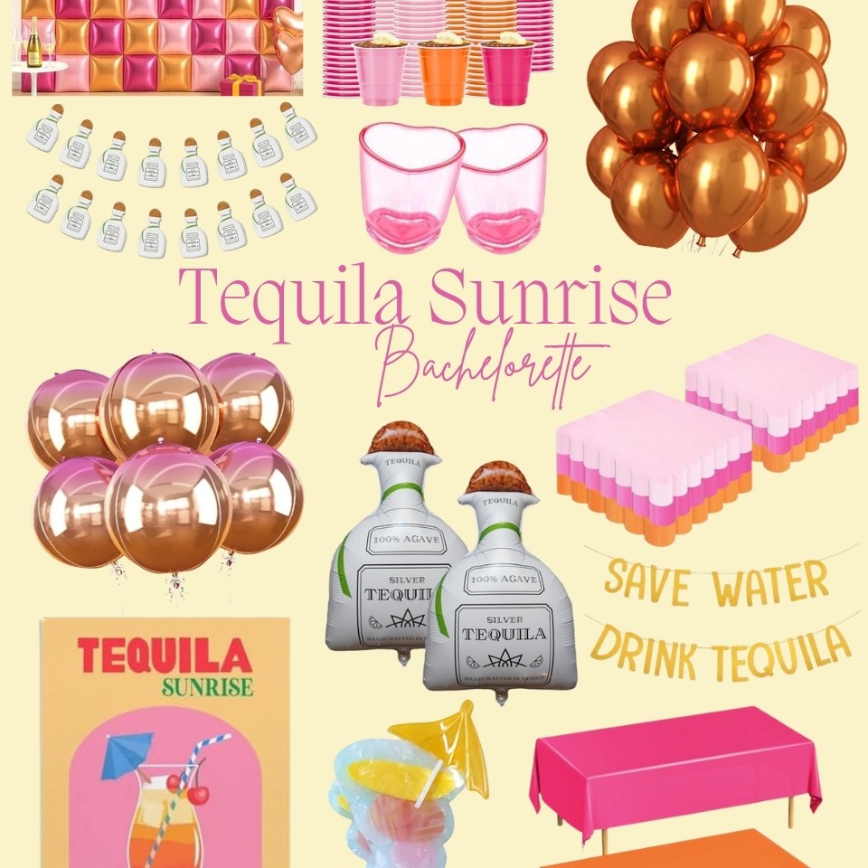 Tequila Sunrise bachelorette theme