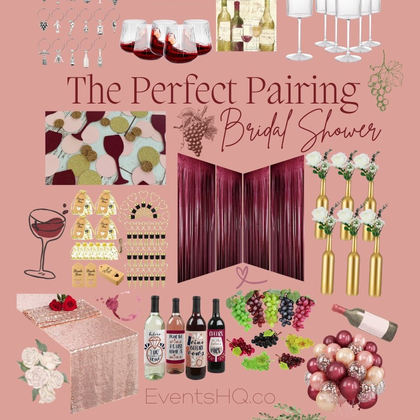 The Perfect Pairing Bridal Shower Theme